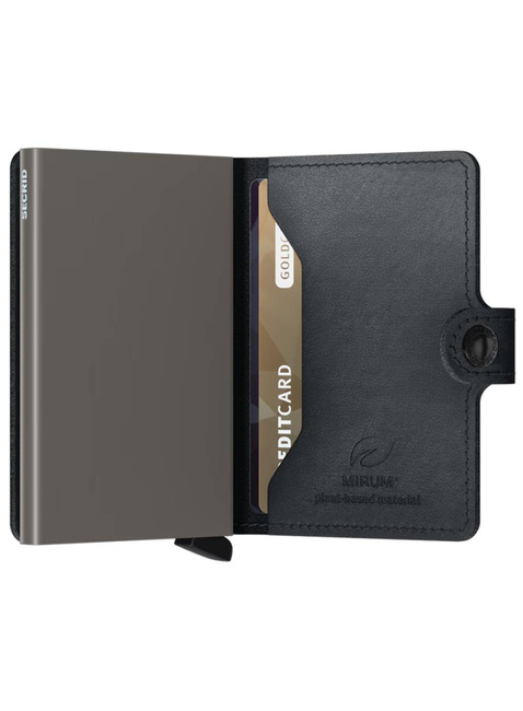 Portfel kieszonkowy RFID Secrid Miniwallet Mirum Plant-based - black