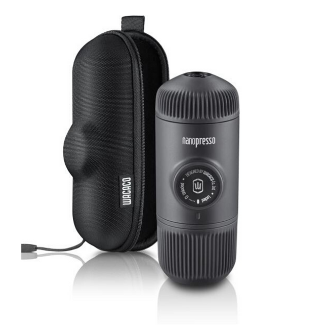 Przenośny podróżny ekspres do kawy Wacaco Nanopresso + etui - black