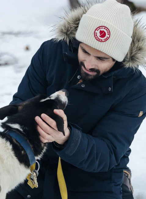 Czapka klasyczna Fjallraven 1960 Logo Hat - chalk white