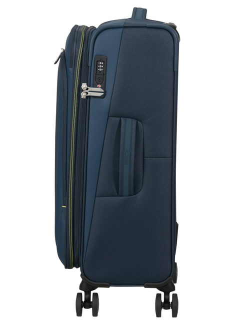 Walizka średnia American Tourister Wanderlite M EXP - dark navy