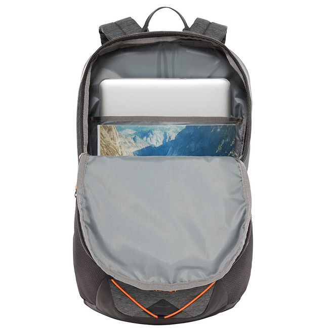 Codzienny plecak The North Face Rodey tnf dark grey heather/persian orange