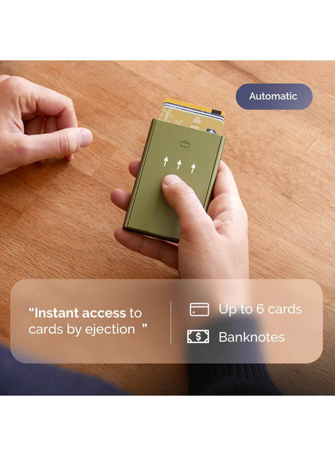 Etui aluminiowe na karty Ogon Design Slider - camo