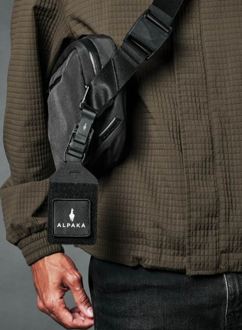 Torba na ramię crossbody Alpaka Go Sling Mini V2 Axoflux - black