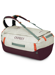 Torba plecak Osprey Transporter Duffel 65 - mystery white / moody burgundy