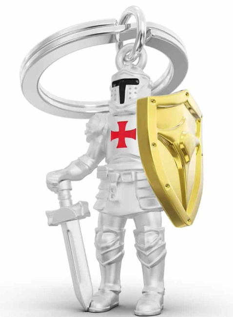 Brelok do kluczy torebki Metalmorphose - rycerz z mieczem