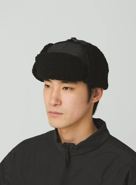 Czapka uszatka Snow Peak FR Flight Cap - black
