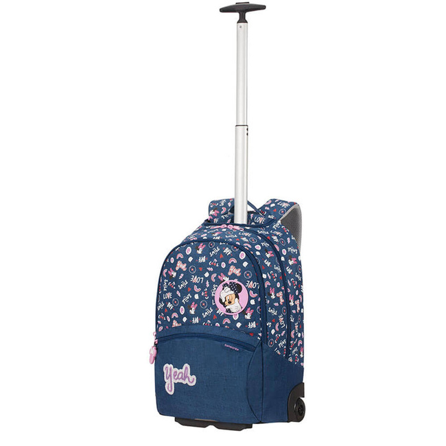 Plecak na kółkach dla dziewczynki Samsonite Color Funtime Disney School Trolley - Minnie doodles