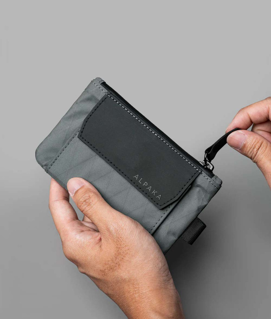 Portfel saszetka Alpaka Zip Pouch Coin - slate grey