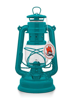 Lampa naftowa Feuerhand Hurricane Baby Special 276 - teal blue