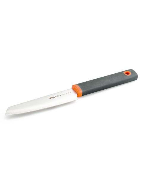 Nóż turystycznych GSI Outdoors Santoku ostrze 10,2 cm - grey