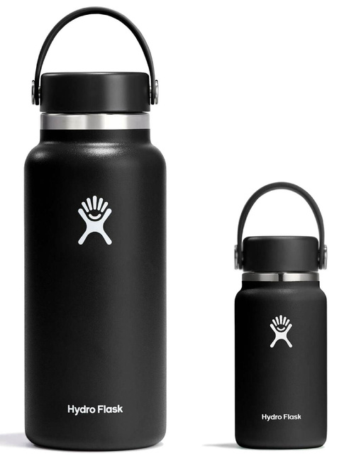 Butelka termiczna Hydro Flask Micro Hydro Mini Bottle 200 ml - black