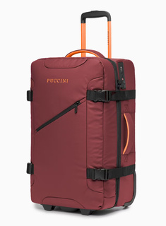 Walizka średnia miękka Puccini Colorado - czerwony