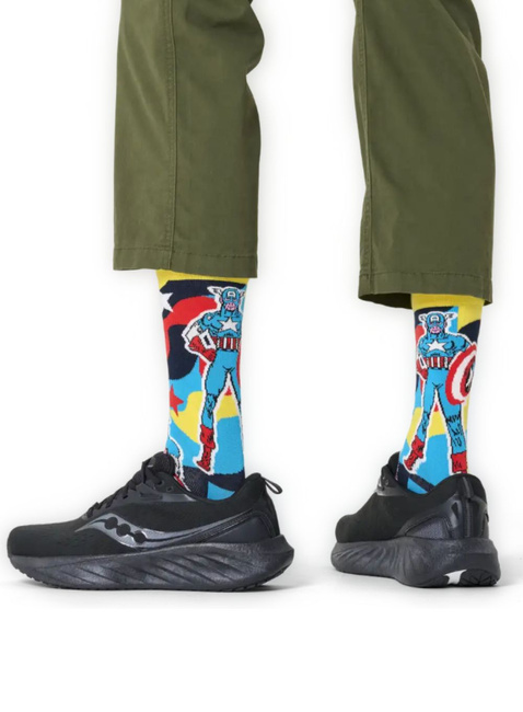 Skarpety Happy Socks MARVEL™ Avengers - blue / Captain America