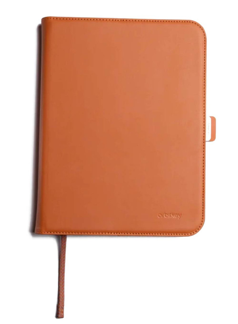 Etui podkładka z notatnikiem Orbitkey Compendium A5 Leather Free - terracotta