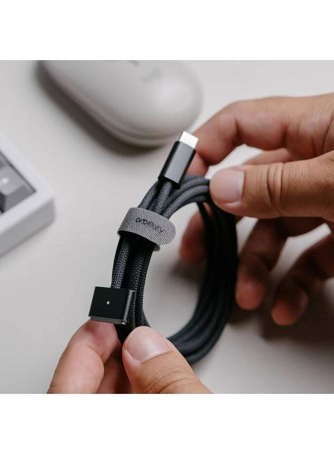 Opaski do kabli Orbitkey Reusable Cable Tie 6 szt - ash