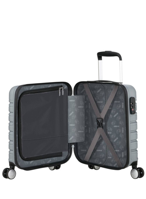 Walizka kabinowa American Tourister Flashline Underseater - sky silver