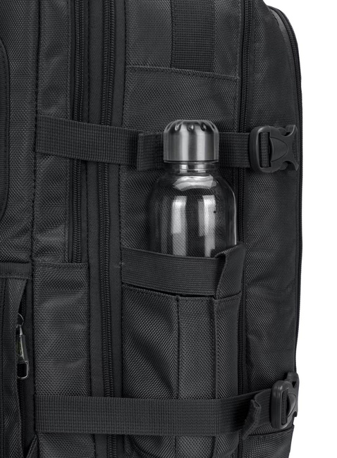 Plecak podróżny poszerzany Puccini Easy Pack Laptop 16" - czarny