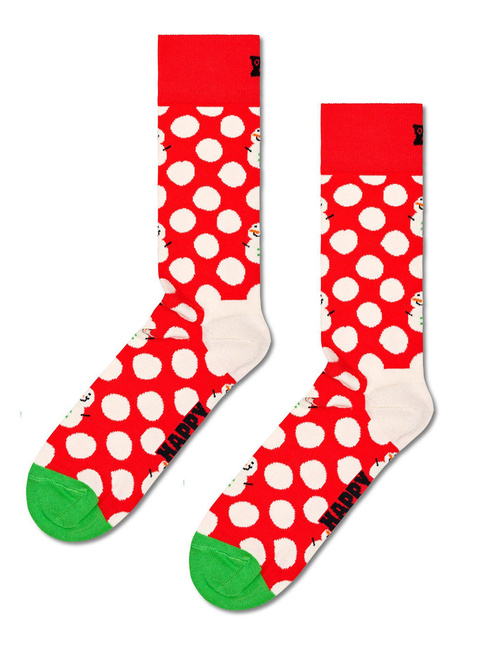 Skarpety unisex Happy Socks - colorful polka dot / snowman