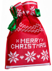 Materiałowy woreczek prezentowy Merry Christmas 20 x 30 cm