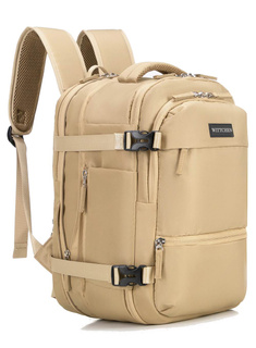 Plecak kabinowy z poszerzeniem Wittchen Free on Board 24 l - beżowy