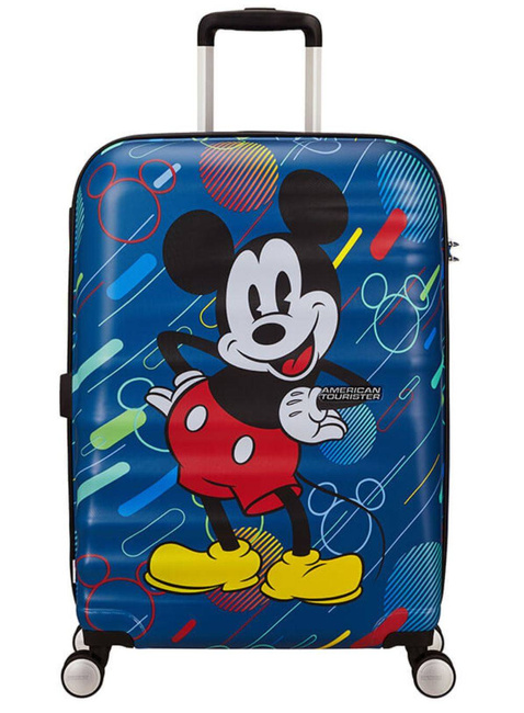 Walizka średnia American Tourister Wavebreaker Disney - Mickey future pop 
