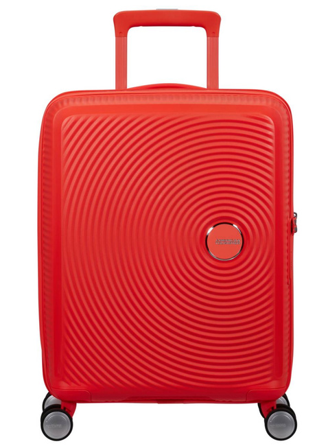 Walizka mała American Tourister Soundbox EXP - neon orange