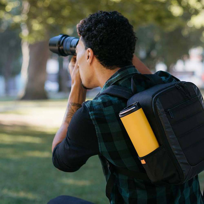 Kubek termiczny / butelka na wodę Klean Kanteen TKWide Cafe Cap 592 ml - marigold