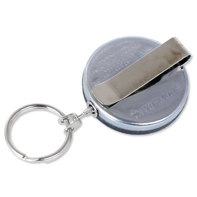 Retraktor z klipsem ORIGINAL Stainless Steel Chain KEY-BAK - vinyl black