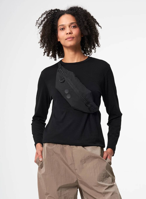 Torba biodrowa Pinqponq Brik - rooted black