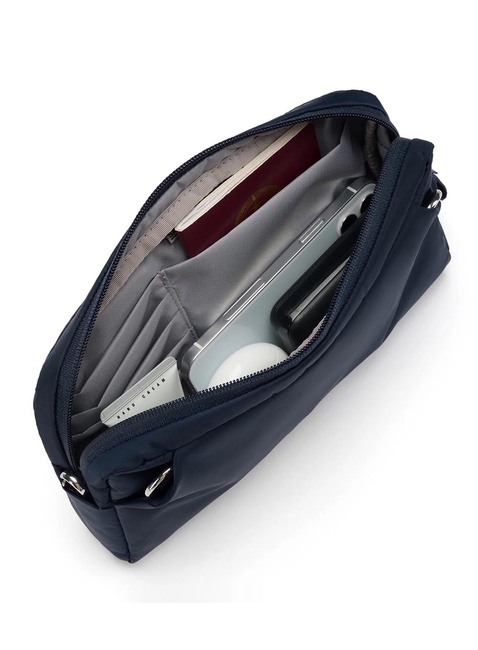 Saszetka kopertówka antykradzieżowa Pacsafe W 3-in-1 Sling - navy
