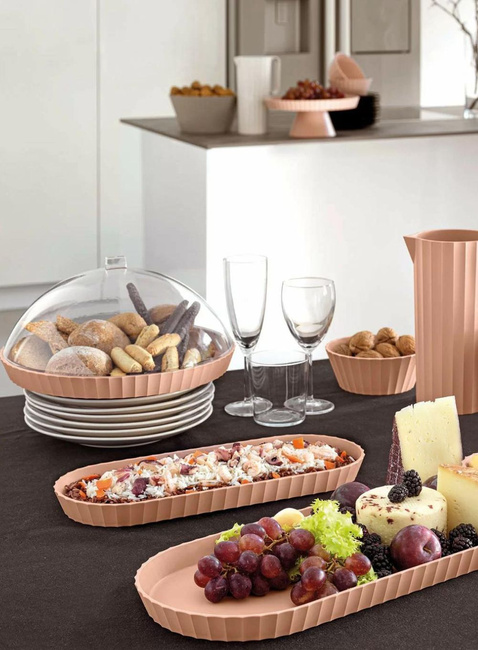 Miska okrągła duża Blim+ Hera L - pinka sand