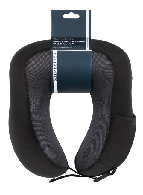 Poduszka podróżna Samsonite Ta Revolution Ergonomic Memory Foam Pillow - black