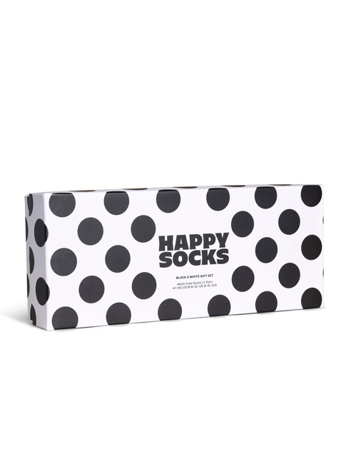 Skarpety 4 pary Happy Socks 4-Pack Gift Set - black / white patterned