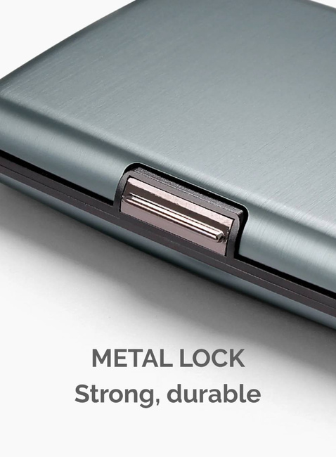 Portfel aluminiowy Ogon Design Stockholm V3 - platinium