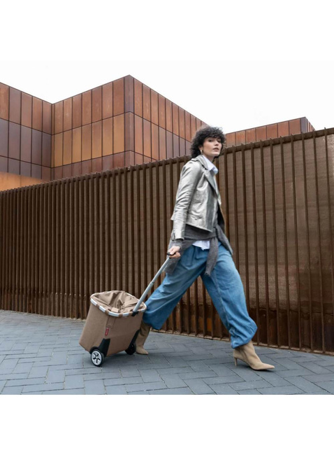 Wózek torba na zakupy Reisenthel Carrycruiser - herringbone mokka