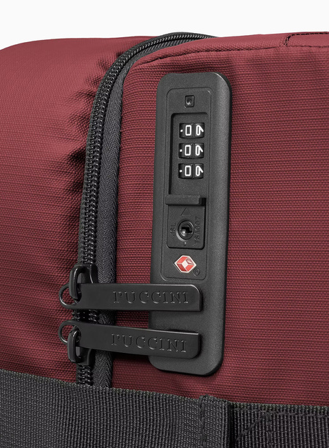 Walizka duża miękka Puccini Colorado - czerwony