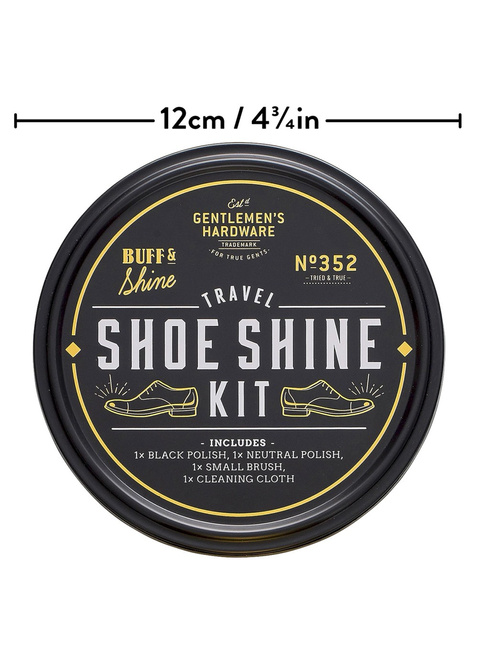 Zestaw do czyszczenia butów Gentlemen's Hardware Shoe Shine Kit