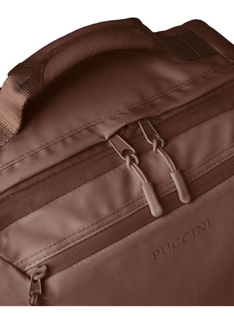 Plecak podróżny średni Puccini Jetzy - brązowy