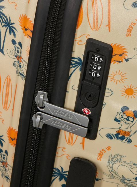 Walizka średnia American Tourister Wavebreaker Disney - Mickey super surf