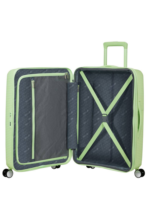 Walizka średnia American Tourister Soundbox EXP - kiwi green