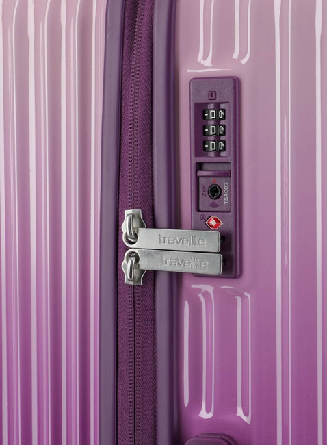 Walizka duża Travelite Lascana - purple degrade