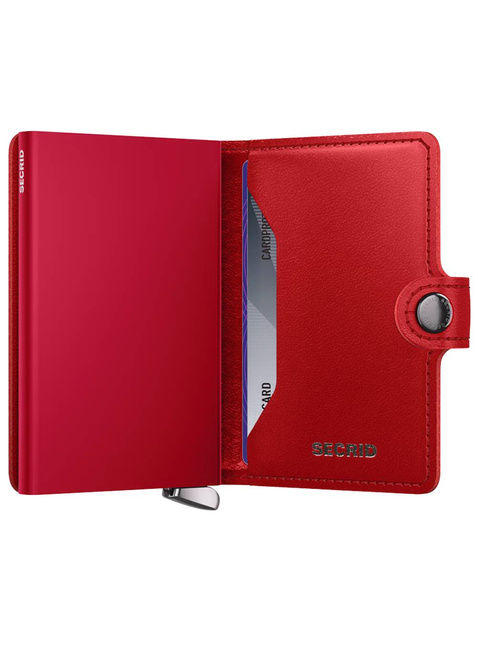 Portfel RFID Secrid Premium Miniwallet Emboss Diamond - red