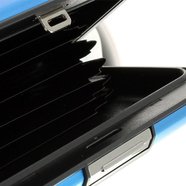 Portfel aluminiowy Ogon Design Stockholm V2 - blue