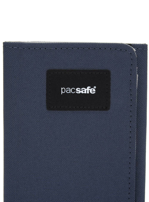 Portfel antykradzieżowy Pacsafe RFIDsafe Trifold Wallet - coastal blue