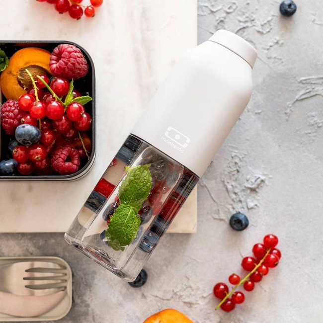 Butelka na wodę 500 ml Monbento MB Positive M - coton