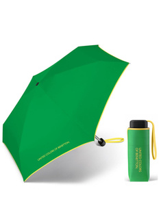 Parasol manualny Benetton Ultra Mini Flat - green