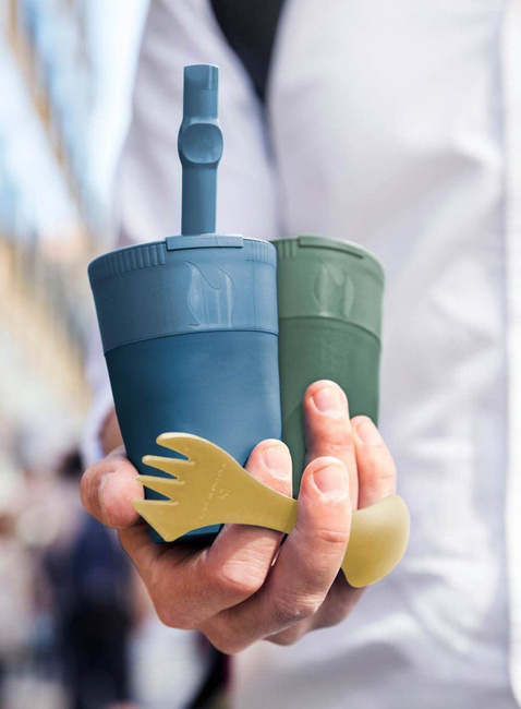 Kubek podróżny składany Light My Fire Pack-up-Cup BIO - hazyblue