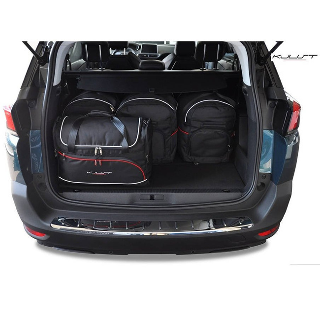 PEUGEOT 5008 2017+ TORBY DO BAGAŻNIKA 5 SZT