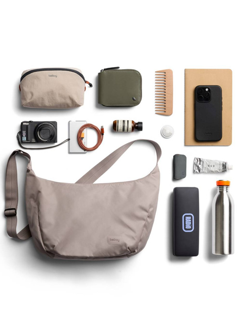 Torba na ramię Bellroy Laneway Crescent Bag 7 l - fawn