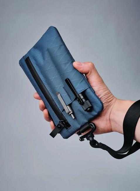 Organizer saszetka Alpaka Zip Clutch - ocean blue